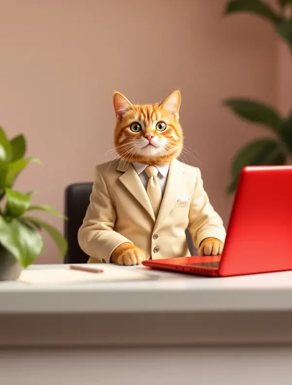 我的老板是只橘猫 短剧封面 - 看剧AI官网喜剧搞笑